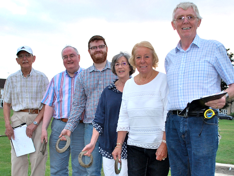 Rotarians Enjoy Quoits Match at Stanwick