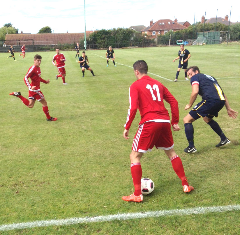 Aycliffe F.C. Slip up at Seaside