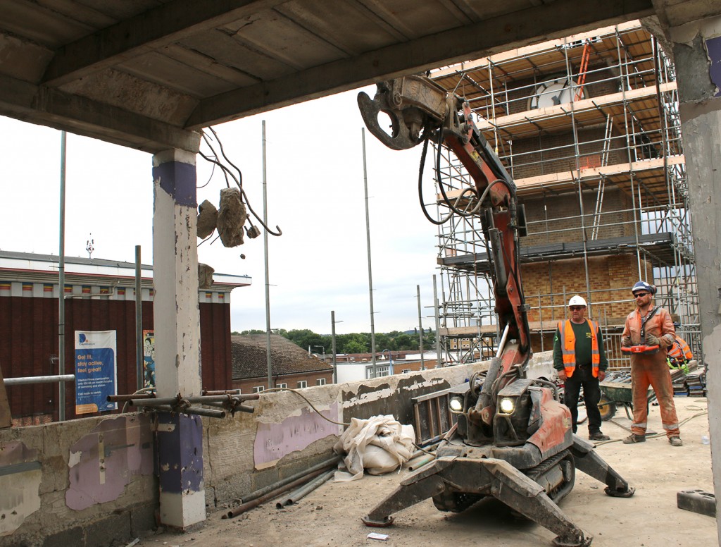 c house demolition
