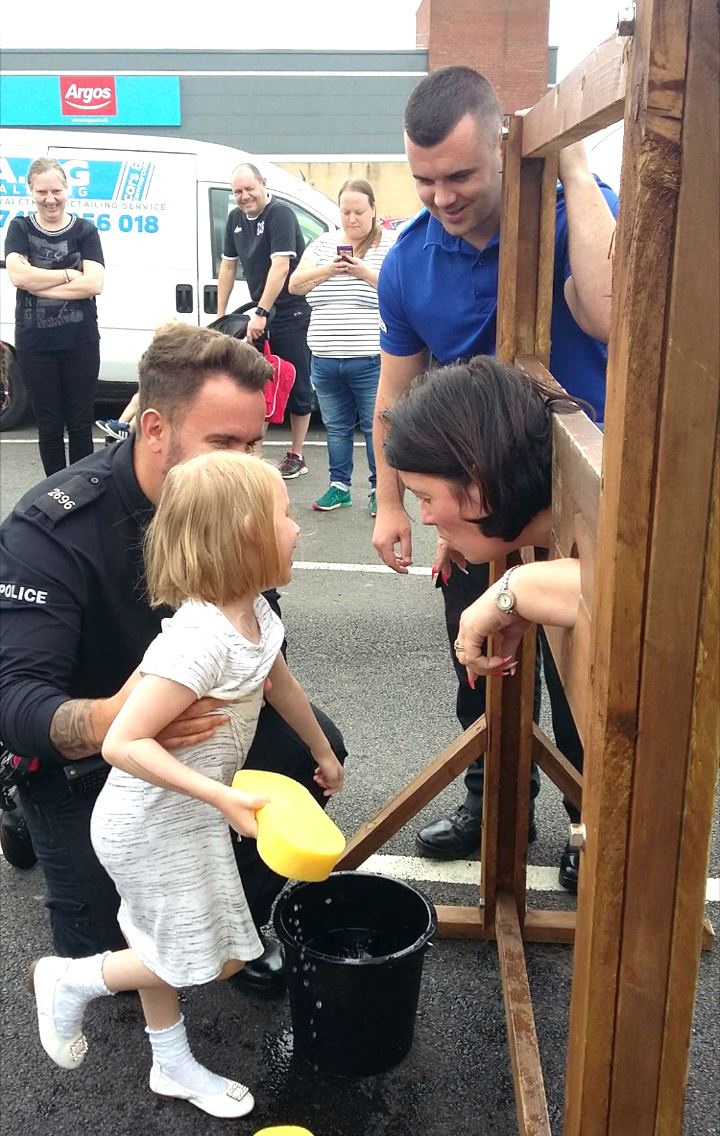 Police in the Stocks