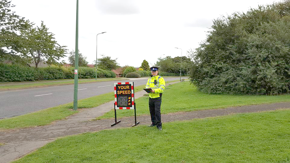 Speedwatch in Use Throughout Aycliffe