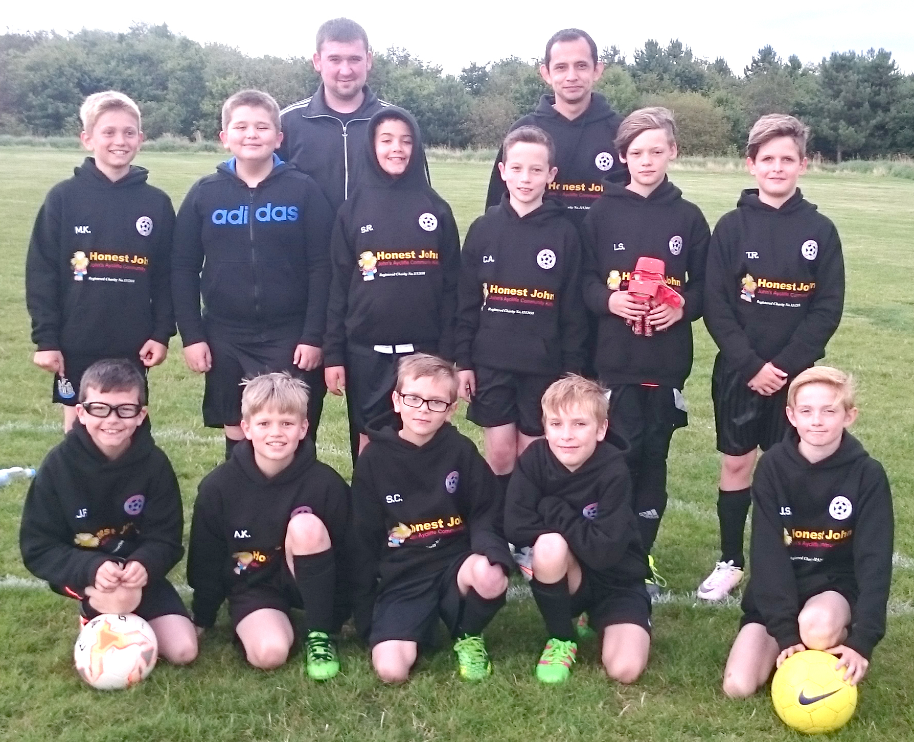 Heighington AFC Boys Sponsored by Honest John