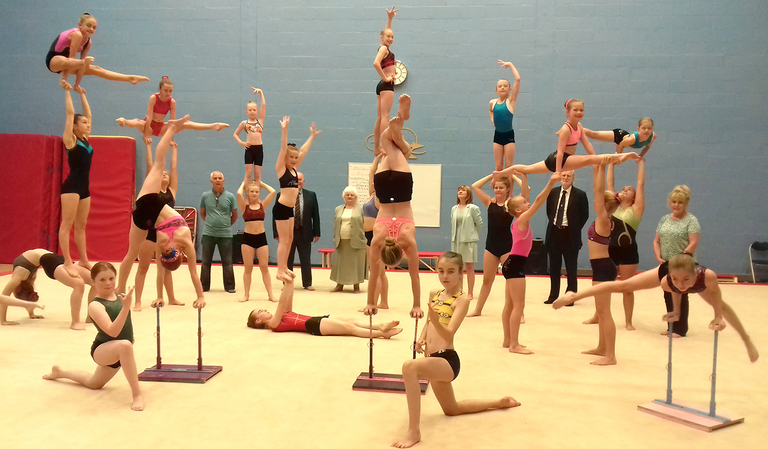 Acrobatic Gymnastics Show in Aycliffe