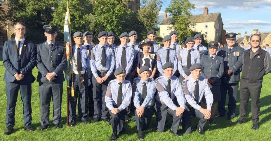 Aycliffe Air Cadets on Parade