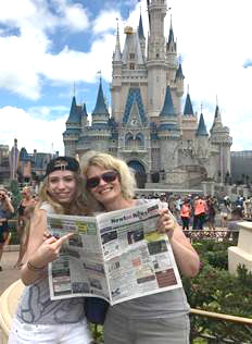 Newton News Readers in Disney World