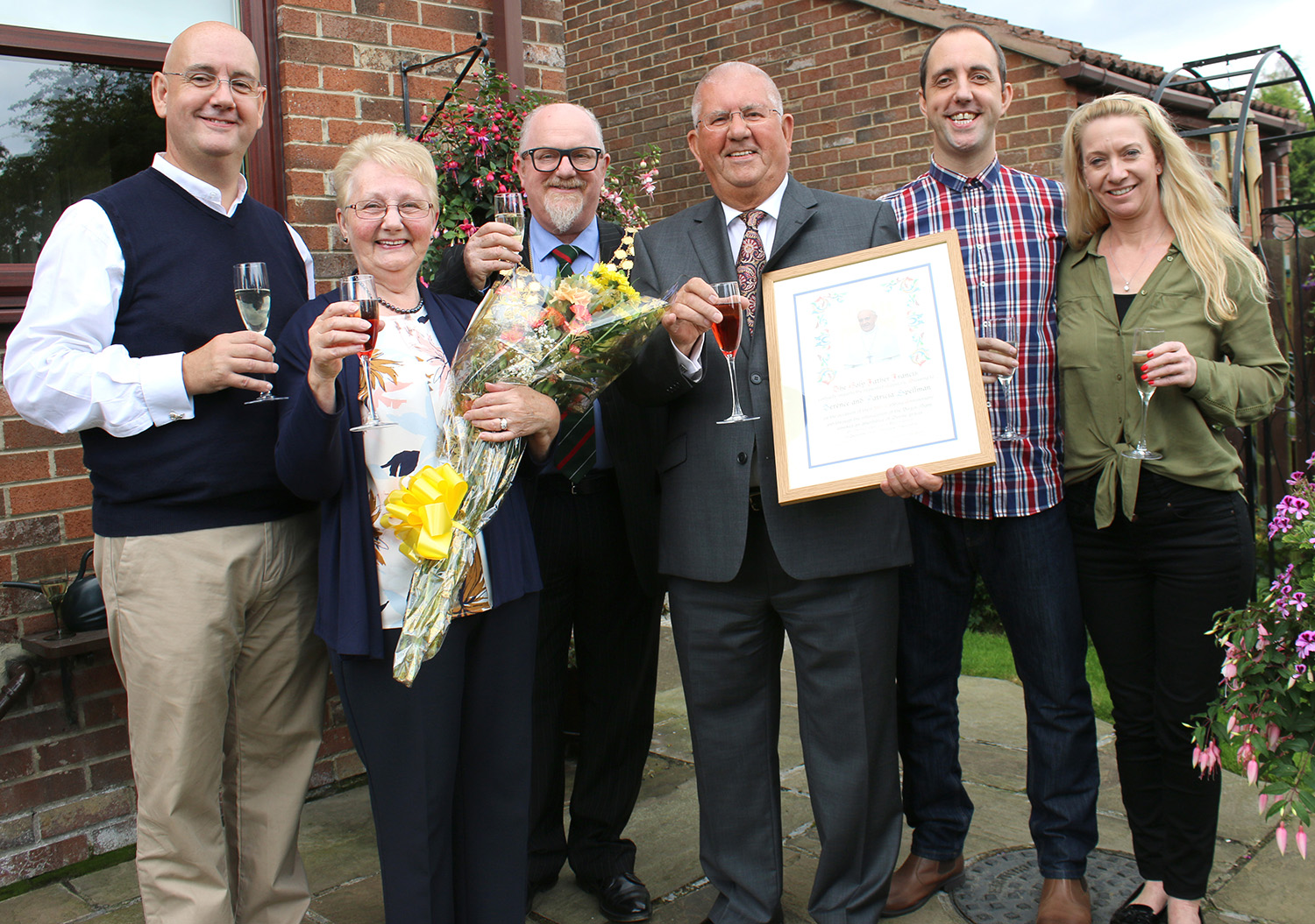 Papal Blessing for Golden Wedding Couple