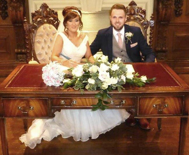 Aycliffe Couple Married at Beamish Hall