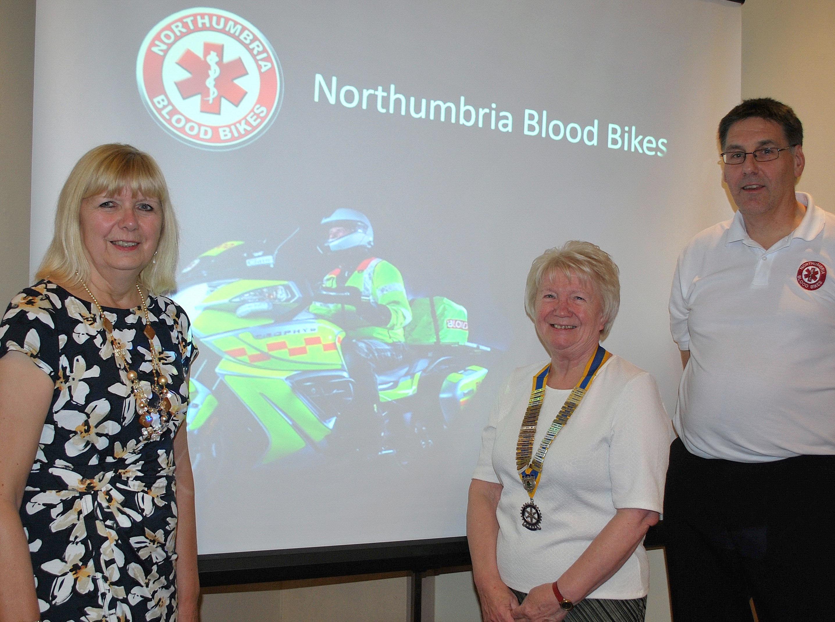 Rotary Club Praises Blood Bikes Volunteers