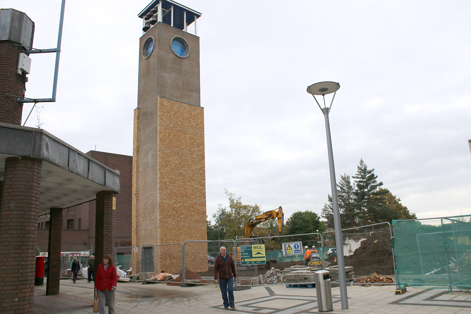 Progress on Clock Tower Landscaping