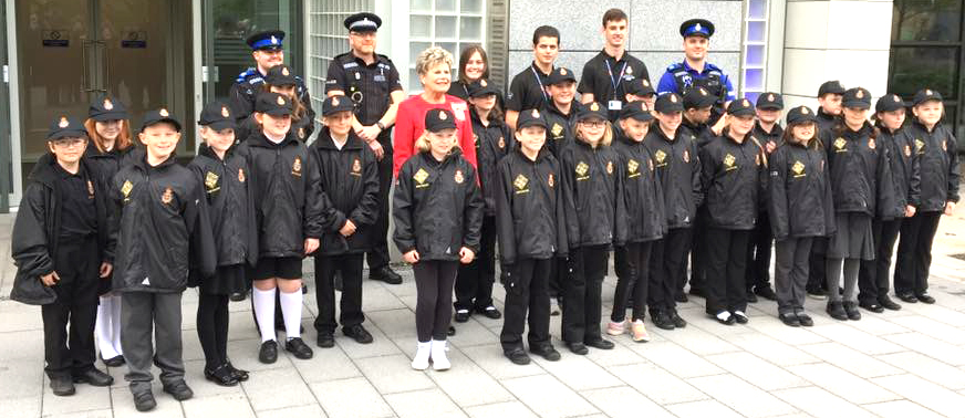 Aycliffe Mini Police Form Royal Guard of Honour