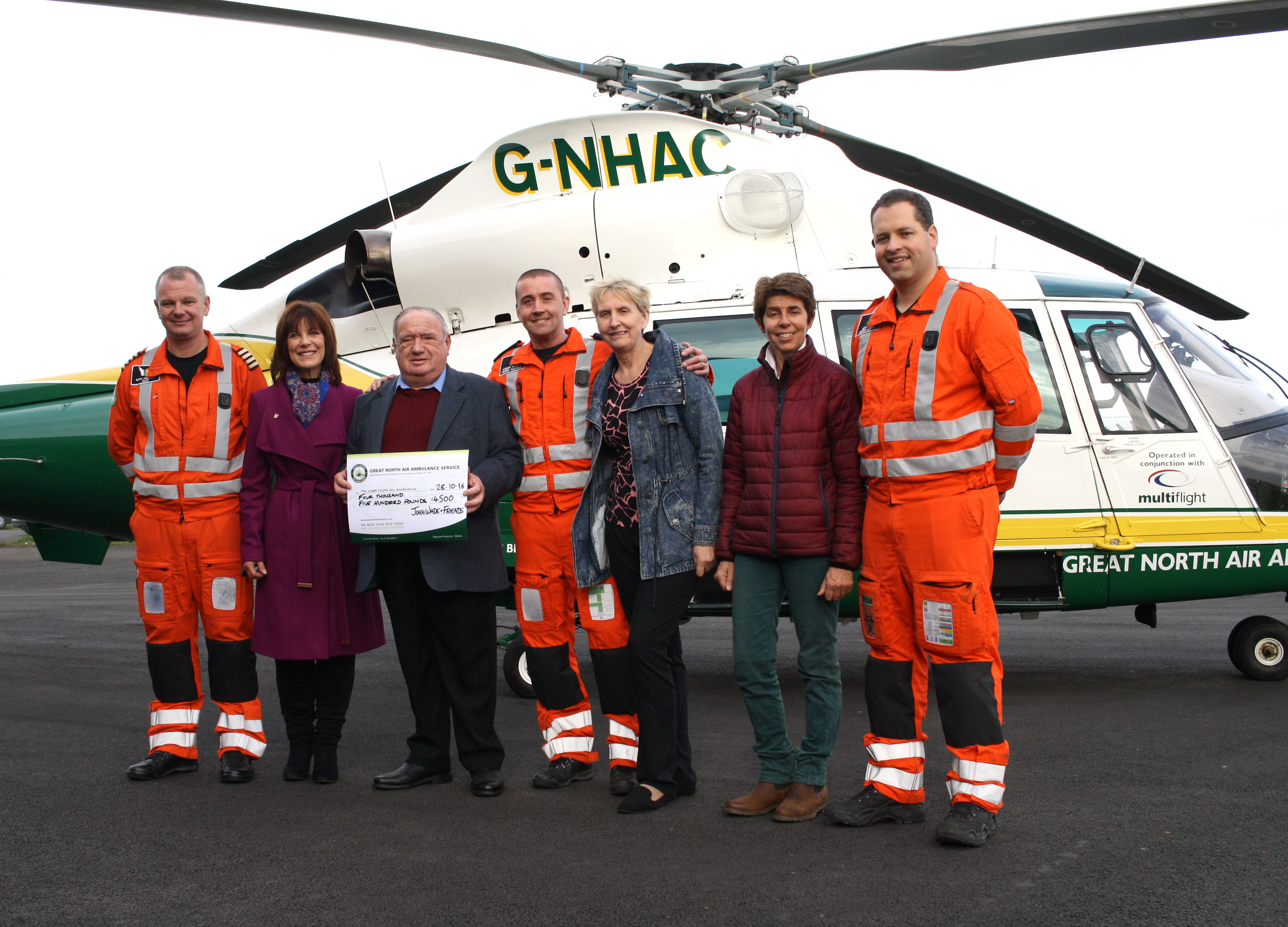 Aycliffe Businessman Raises £4,500 for Air Ambulance