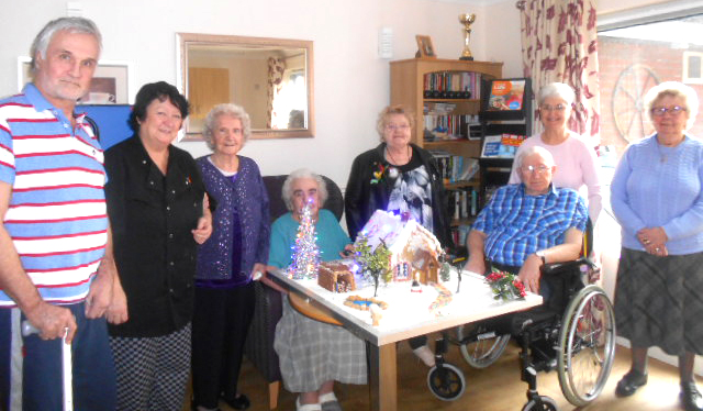 Defoe Court Xmas Gingerbread House