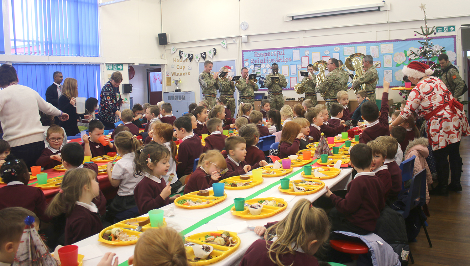 Army to the Rescue when Xmas Dinner was Cancelled