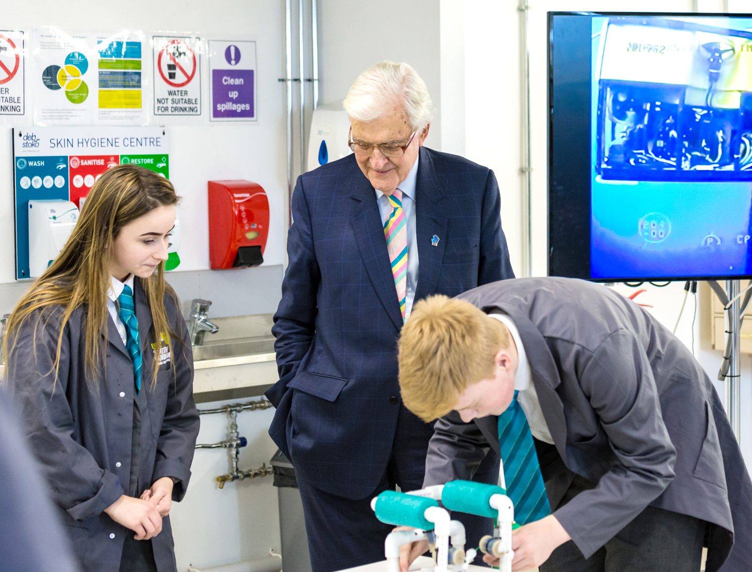 Lord Baker Visits Aycliffe UTC