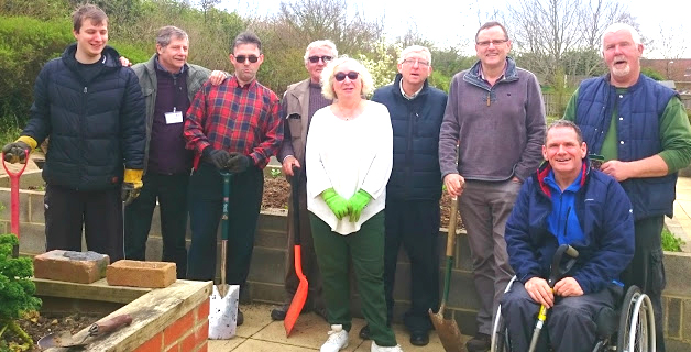 MP Visits Community Garden