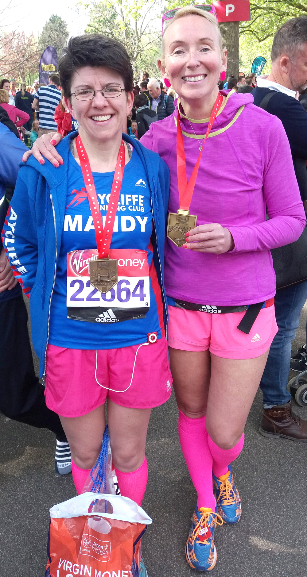 Aycliffe Runners in London Marathon