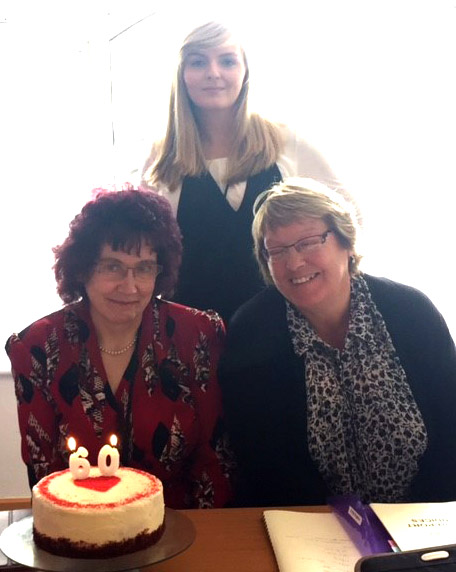 Cake for PCP Trustees’ 60th Birthdays