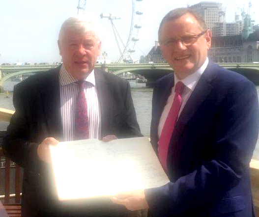 Book of Condolence Delivered to Manchester