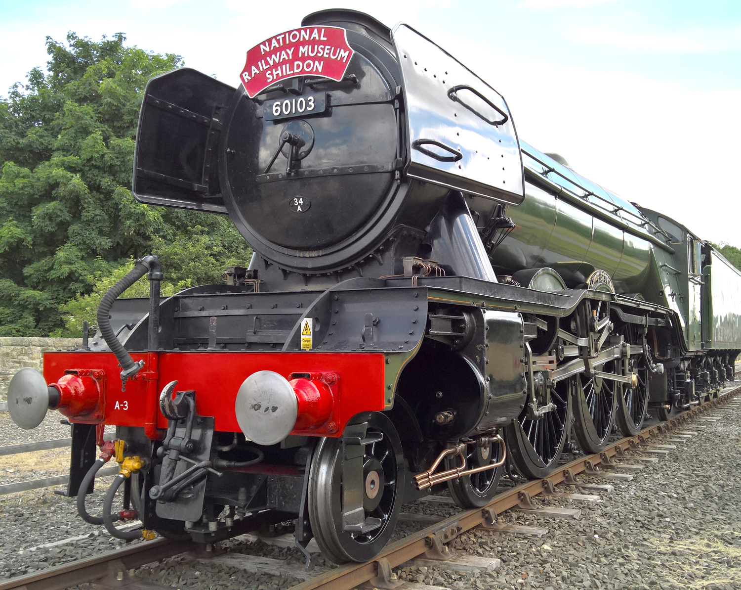 Flying Scotsman at Shildon Museum