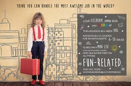 Radisson Blu Needs Your Child as CEO!