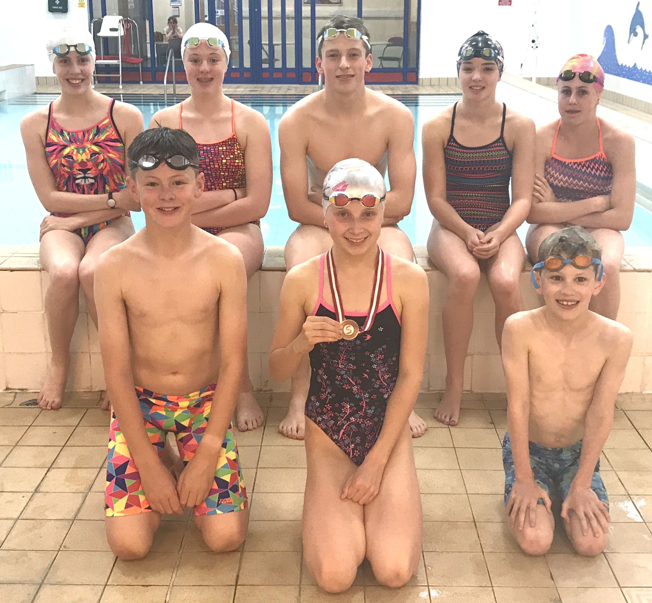Ten Gala Medals for Aycliffe Swimmers