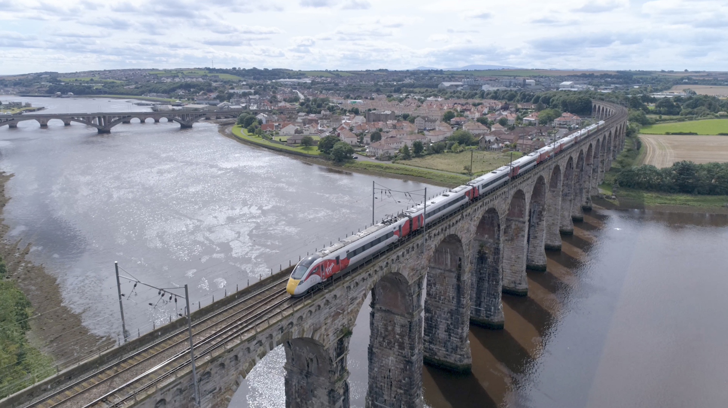 Virgin Azuma Debuts in Scotland on East Coast Test Run