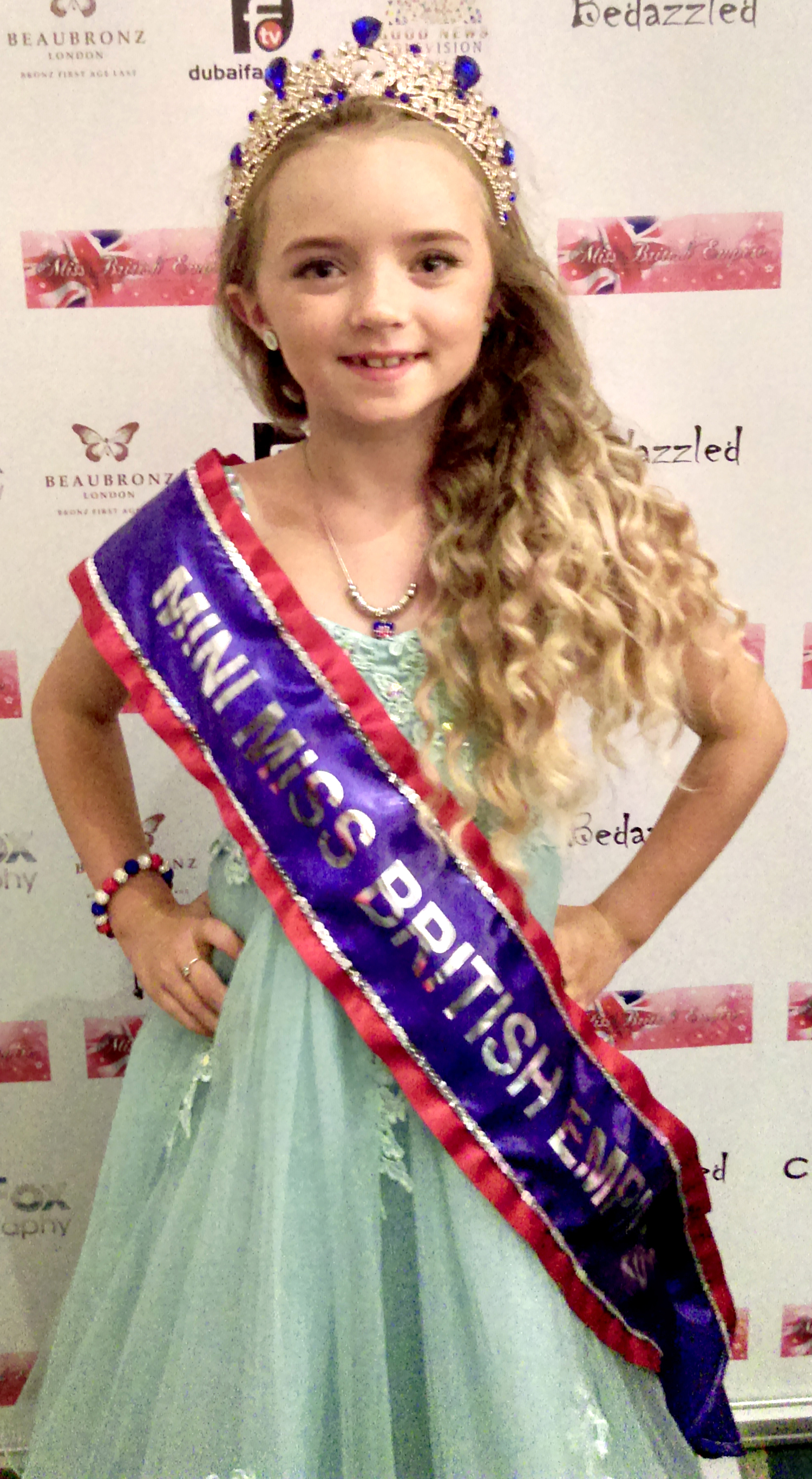 7 Year Old Newtonian Wins Pageant – Next Stop, India