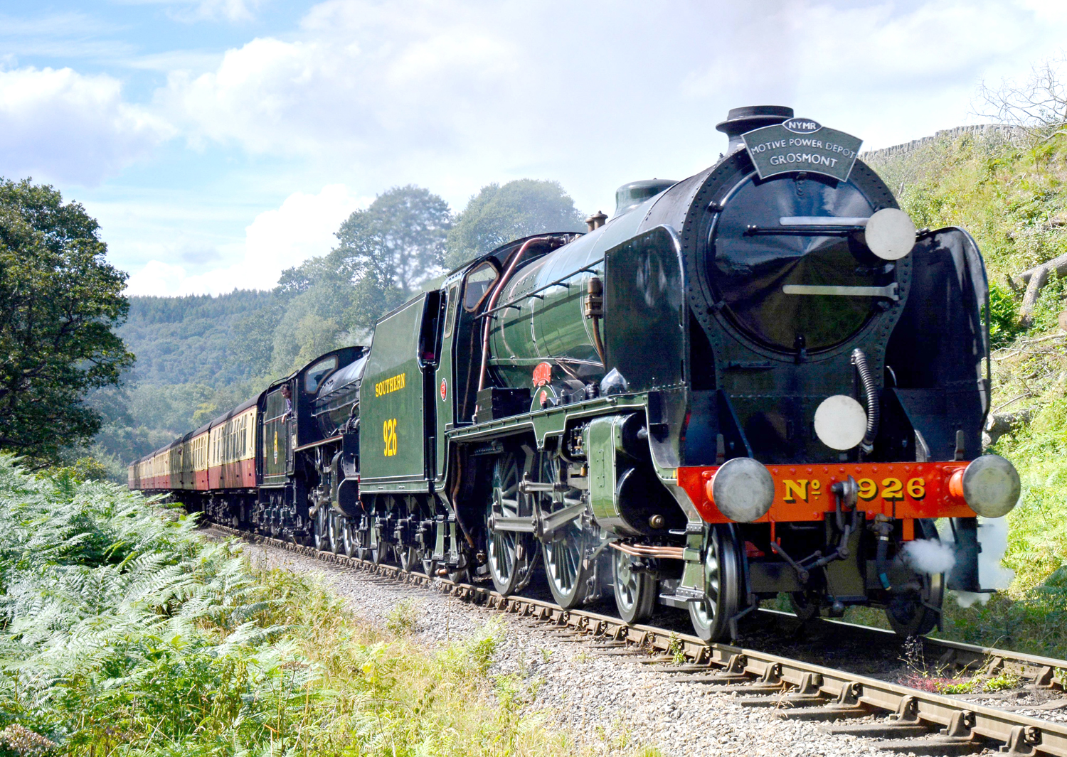 Trip on the Yorkshire Moors by Steam Engine