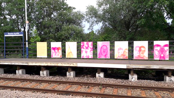 Greenfield Students Brighten up Aycliffe Station