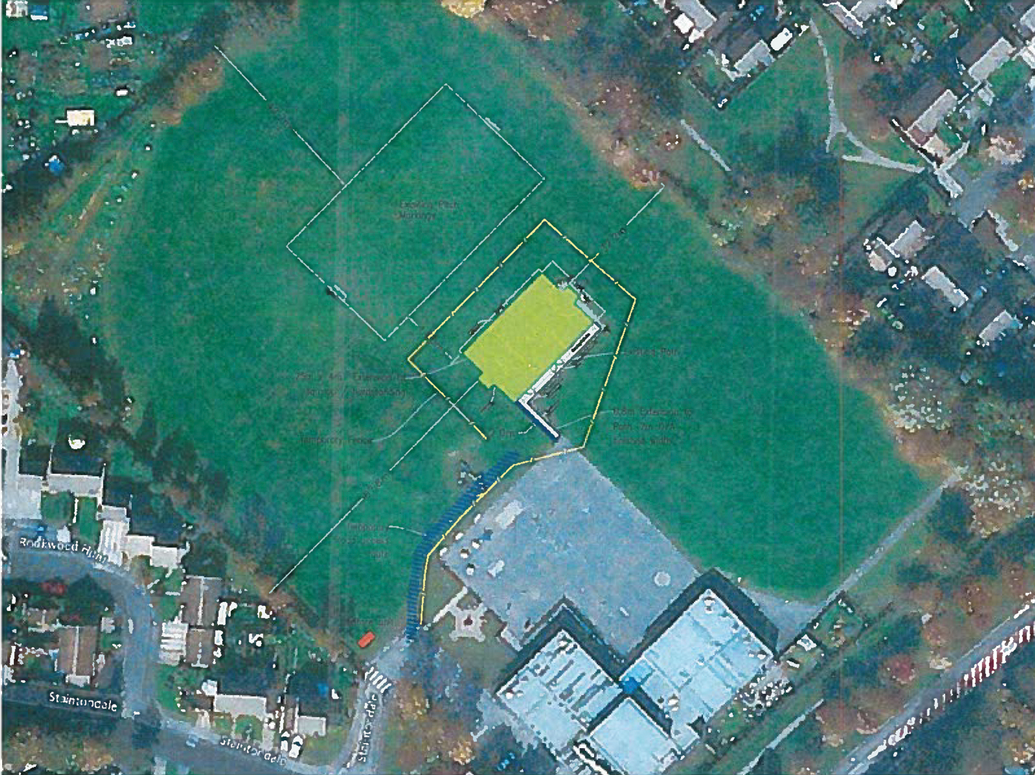 MUGA Site Plan for Byerley Park School