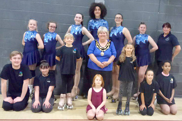 Shildon Mayor Visits Sunnydale Skating Club