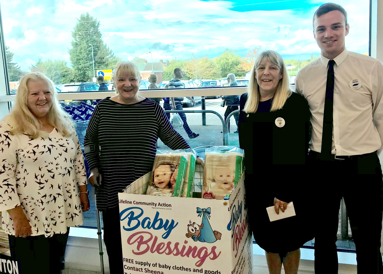 Children’s Blessings Donation Point at Tesco