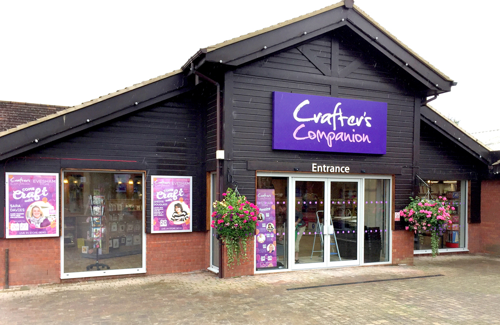 Crafter’s Companion Open Third Store in Evesham