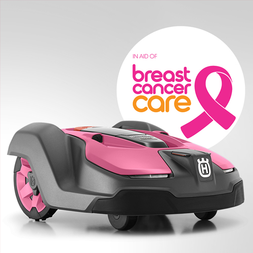 HUSQVARNA AUCTION FIRST PINK AUTOMOWER® TO RAISE MONEY FOR BREAST CANCER CARE