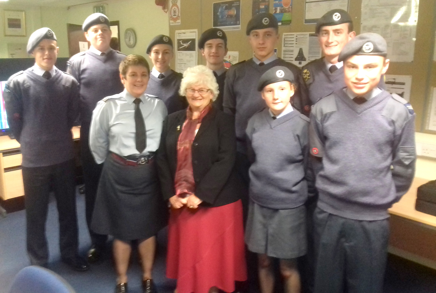 Town Air Cadets Receive ICT Equipment
