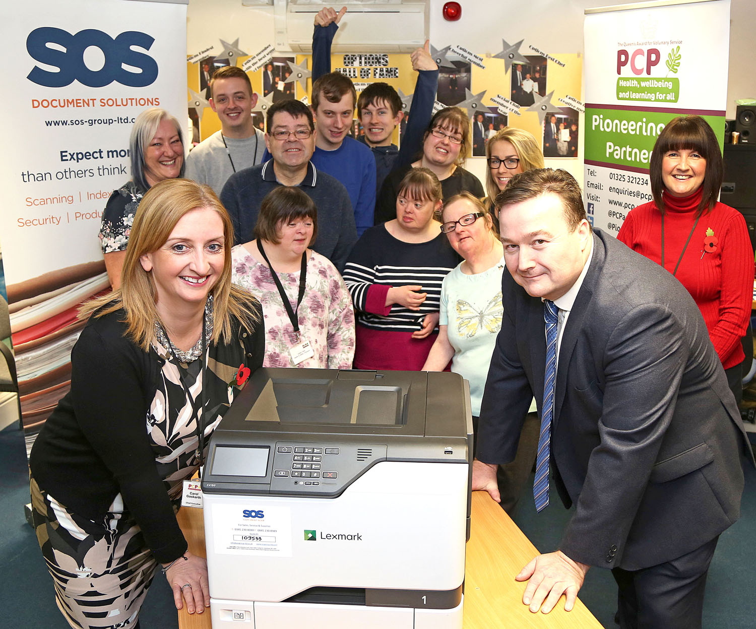 Options Group Wins Printer
