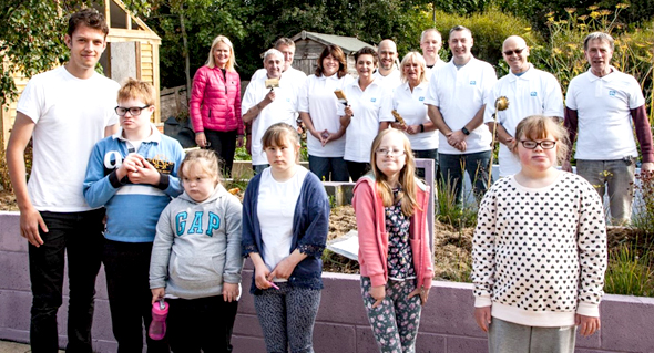 Aycliffe Company’s Generous Help for Community Garden