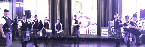 Town Pipe Band at  MRI Charity Ball