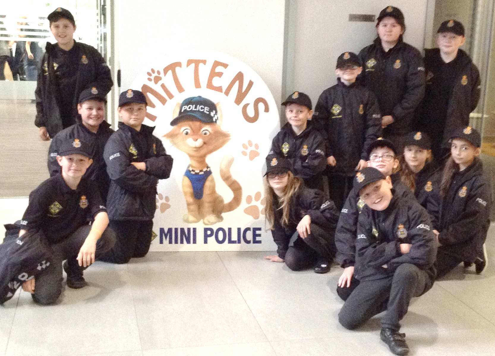 Mini Police Visit Aykley Heads HQ