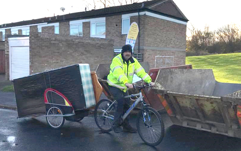 Community Rubbish Clearing in Western Area