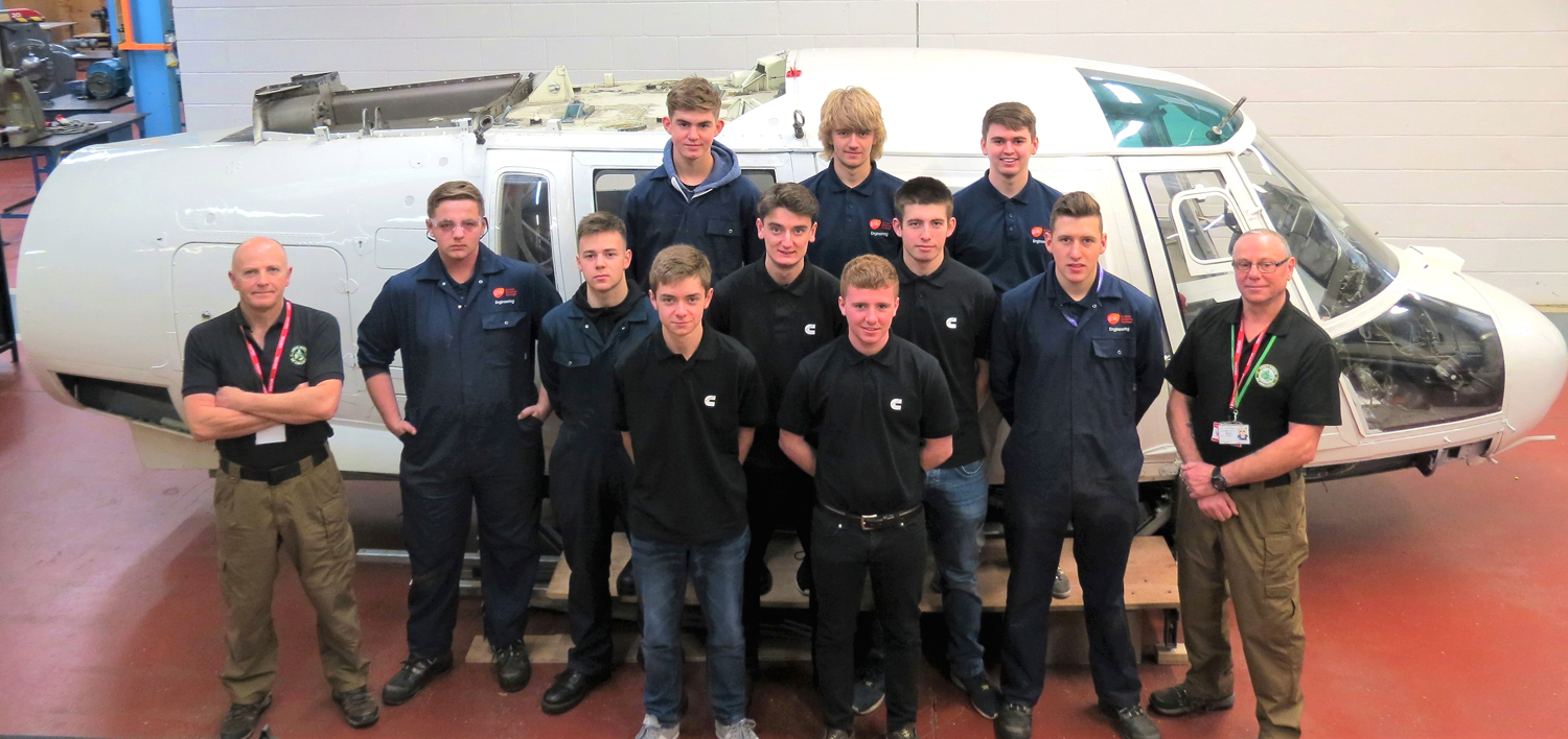 Aycliffe SWDT Renovates Helicopter for GNAAS