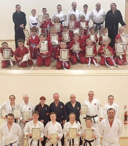 End of Year Karate Grades