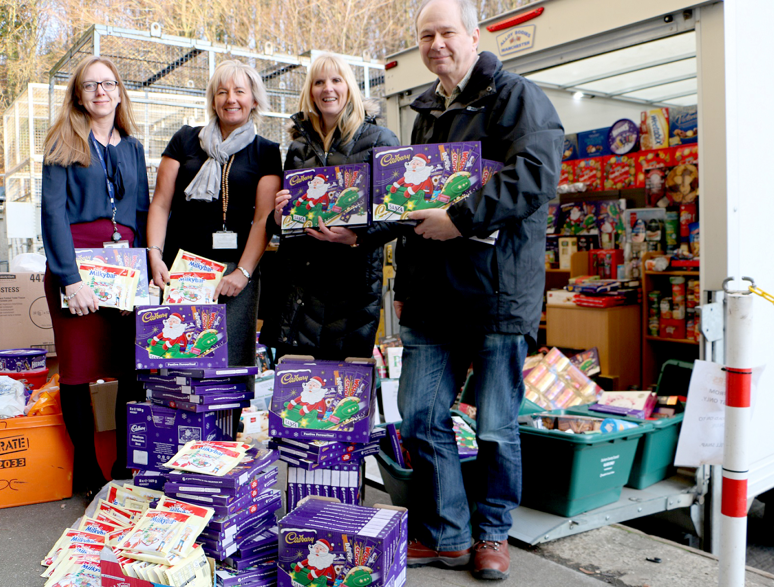 Festive Food Donations Handed to Durham Foodbank