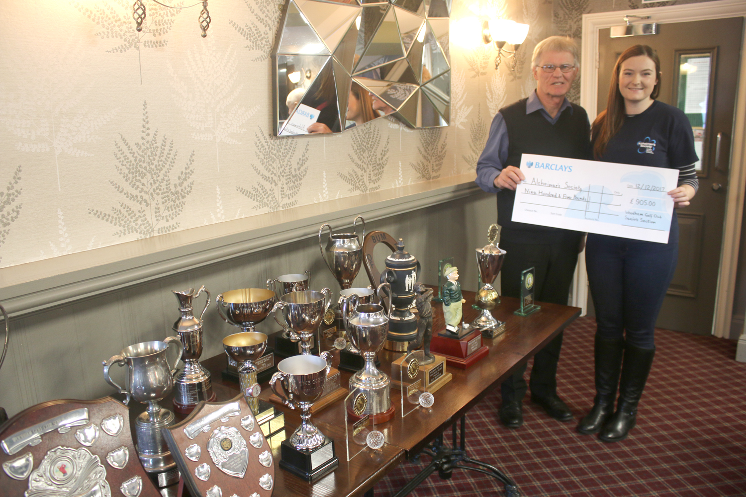 Woodham Golf Senior Section Donate £905
