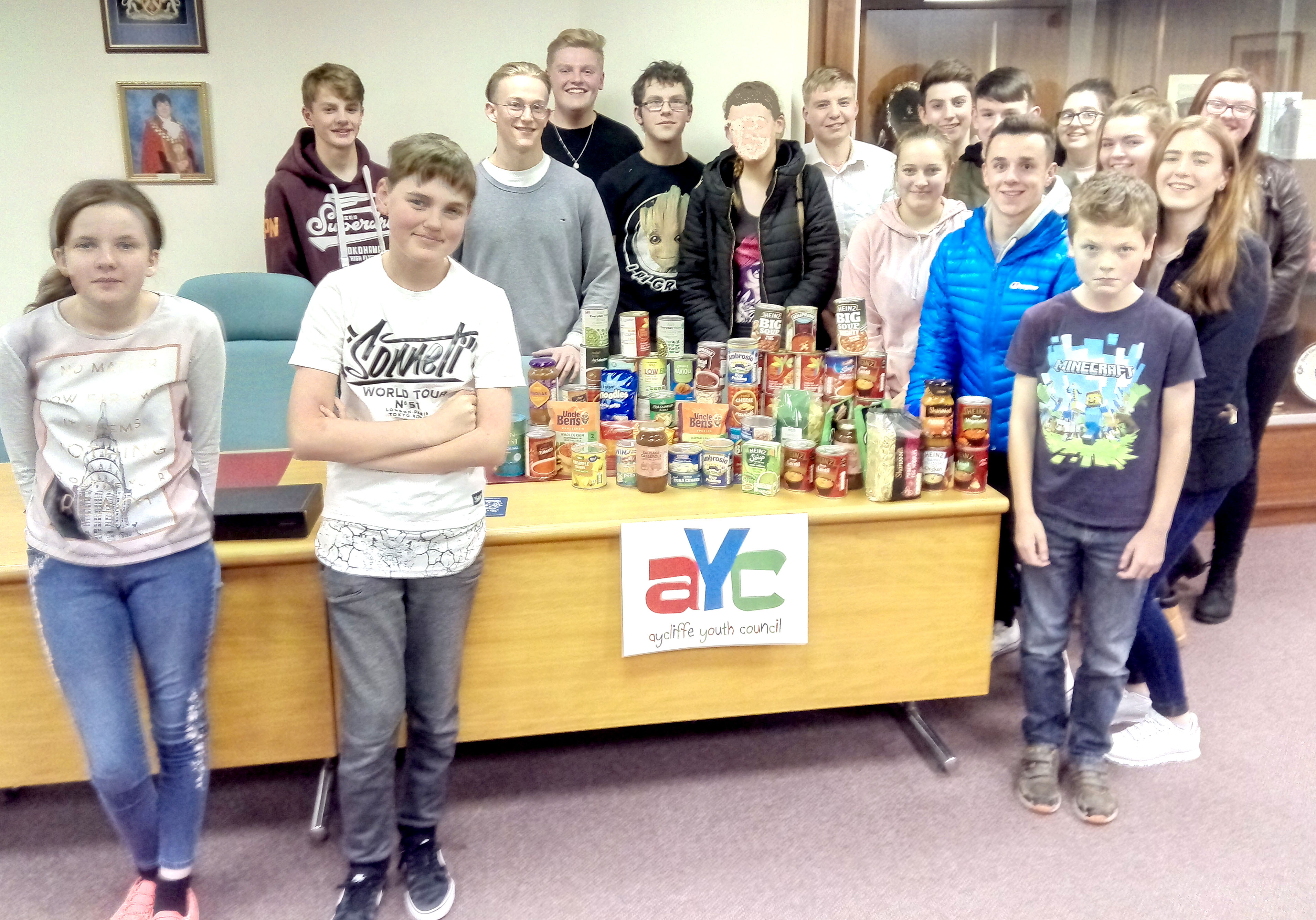 Youth Council Help Foodbank