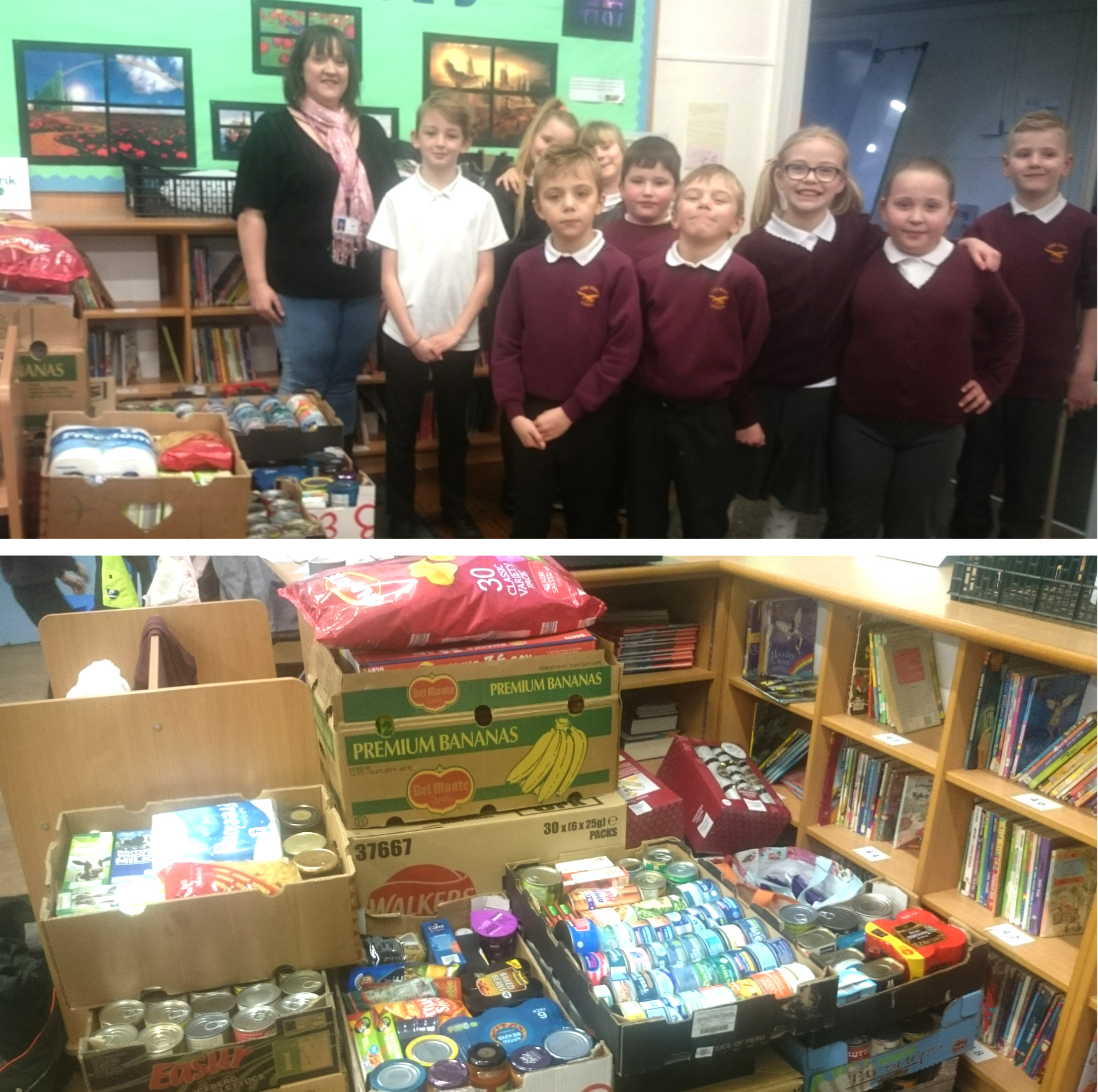 School Parents & Staff Help Xmas Foodbank