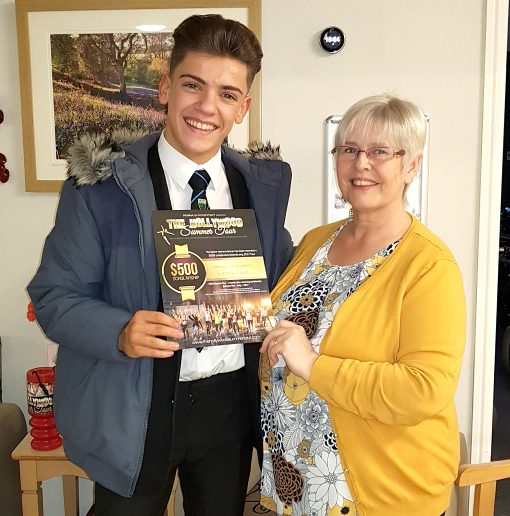 Care Home Helps Town Gymnast