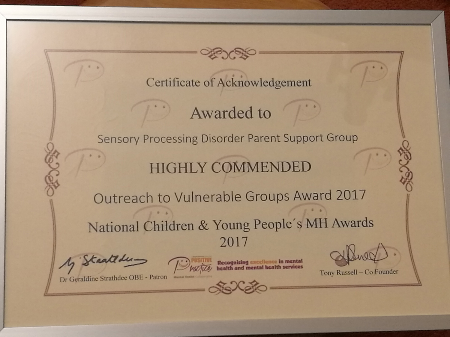 SPD Highly Commended