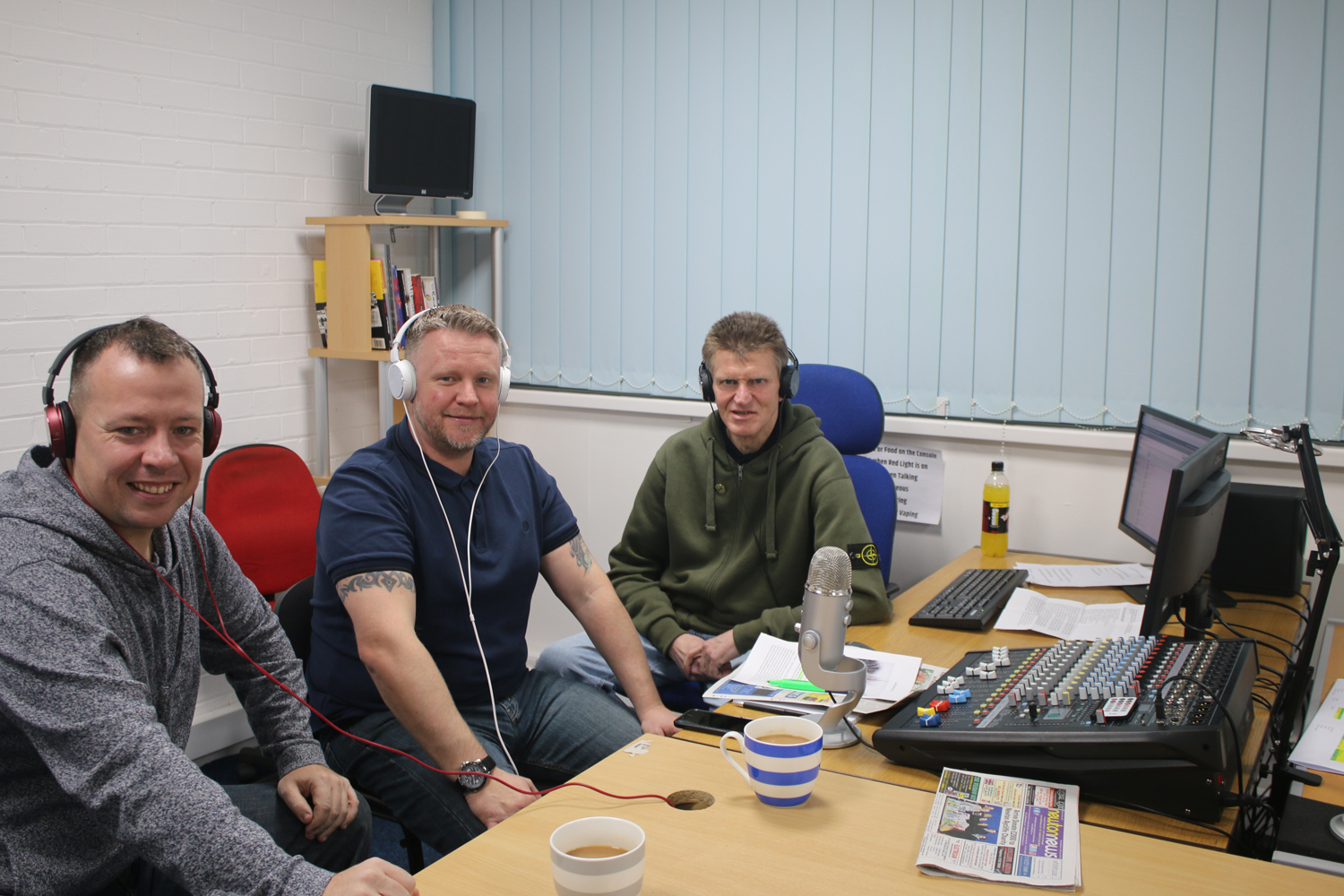 England International Visits Aycliffe Radio