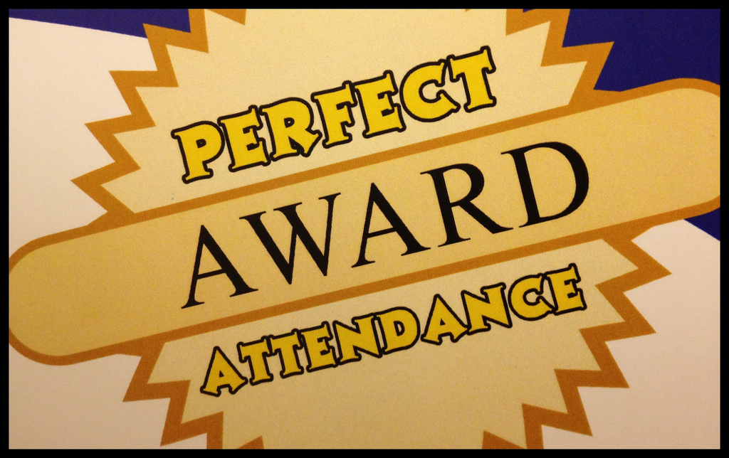 100% Attendance for Greenfield Students